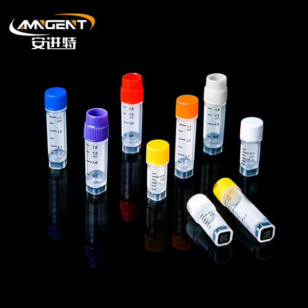 2D Cryogenic Vials 1.5ml Extorsion สีเหลือง