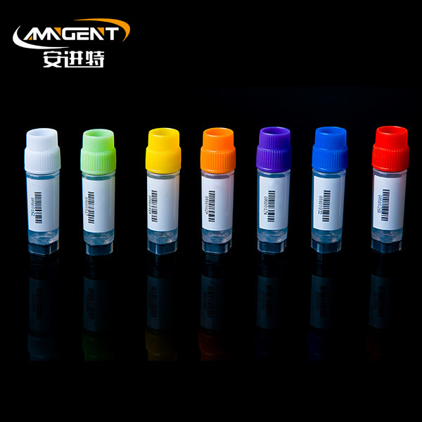 2D Cryogenic Vials 2.0ml Extorsion สีน้ำเงิน