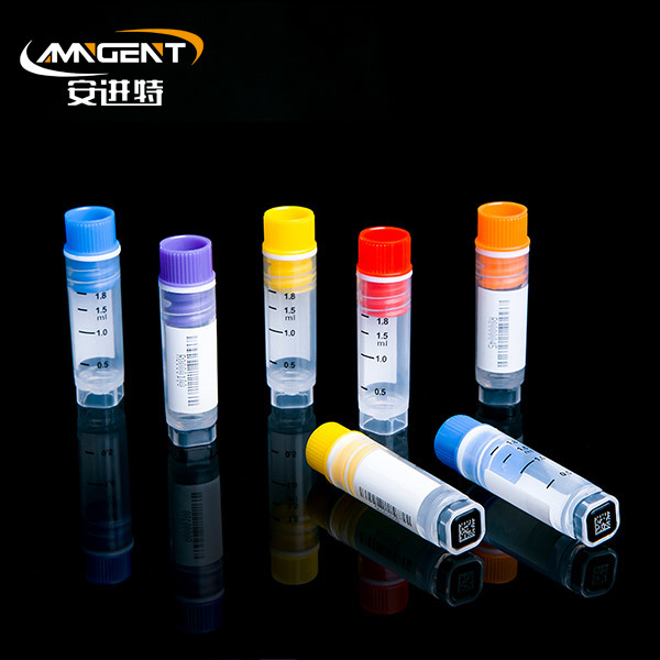 2D Cryogenic Vials 2.0ml Intorsion Yellow